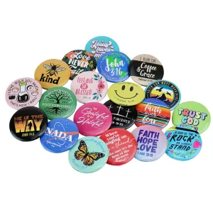 20 Pc Kerusso 1.5" Button Assortment