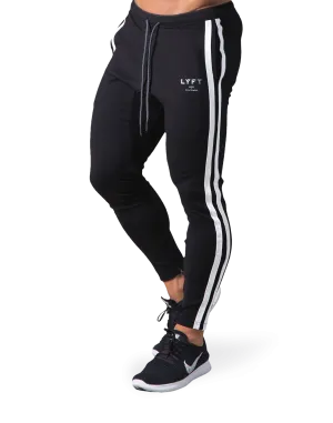 2Way Stretch 2 Line Pants - Black