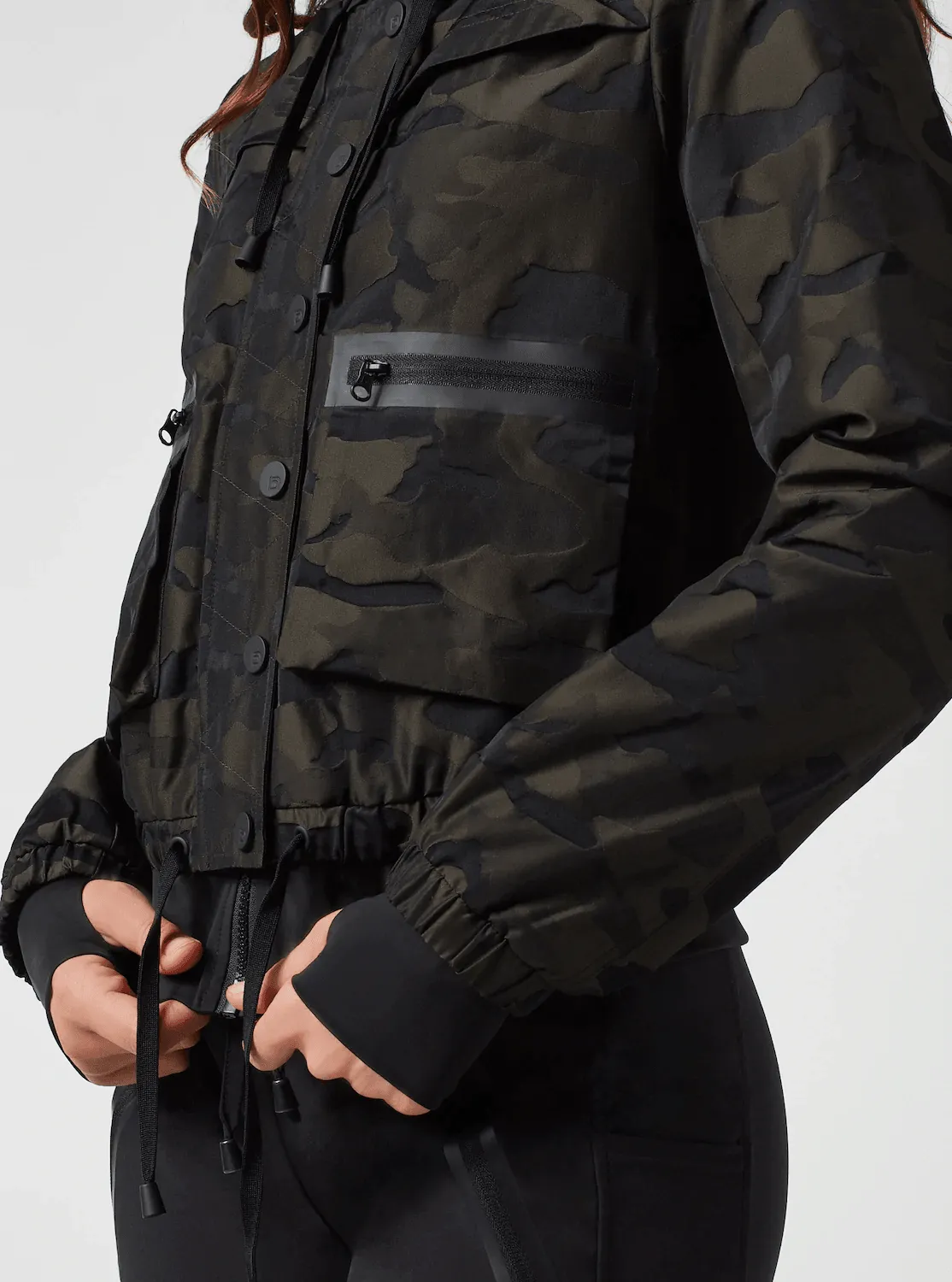 Blanc Noir Skyfall Aviator Jacket - Olive Camo