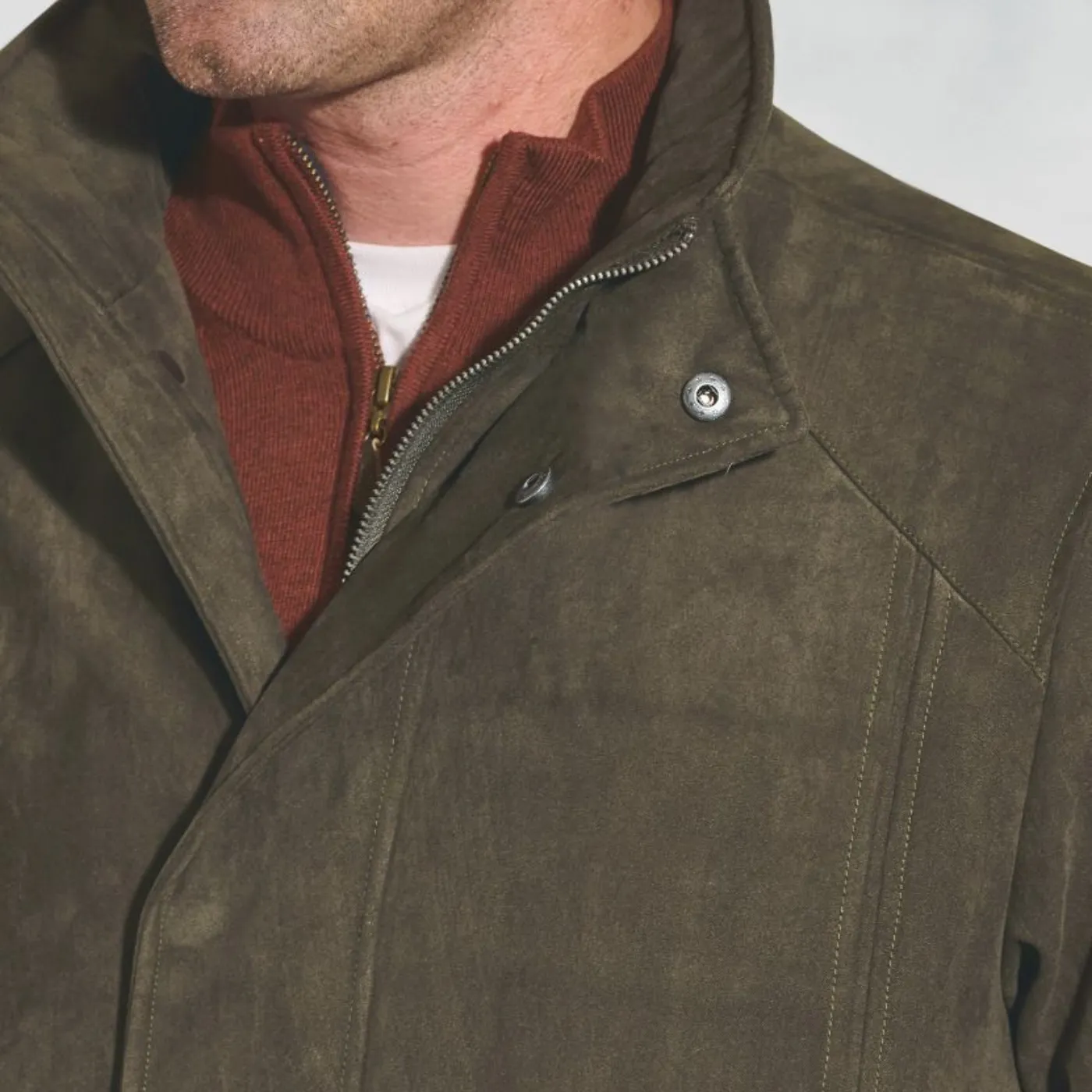 Brook Taverner "Niven Suedette" Padded Jacket