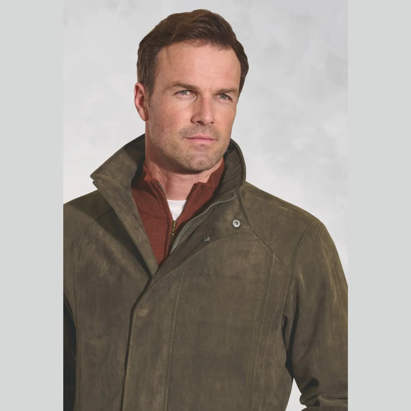 Brook Taverner "Niven Suedette" Padded Jacket