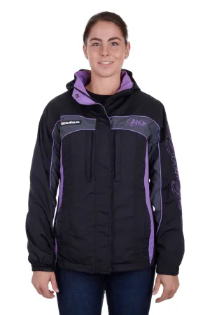 Bullzye Ladies Carla Jacket - Black/Purple - B3W2709057