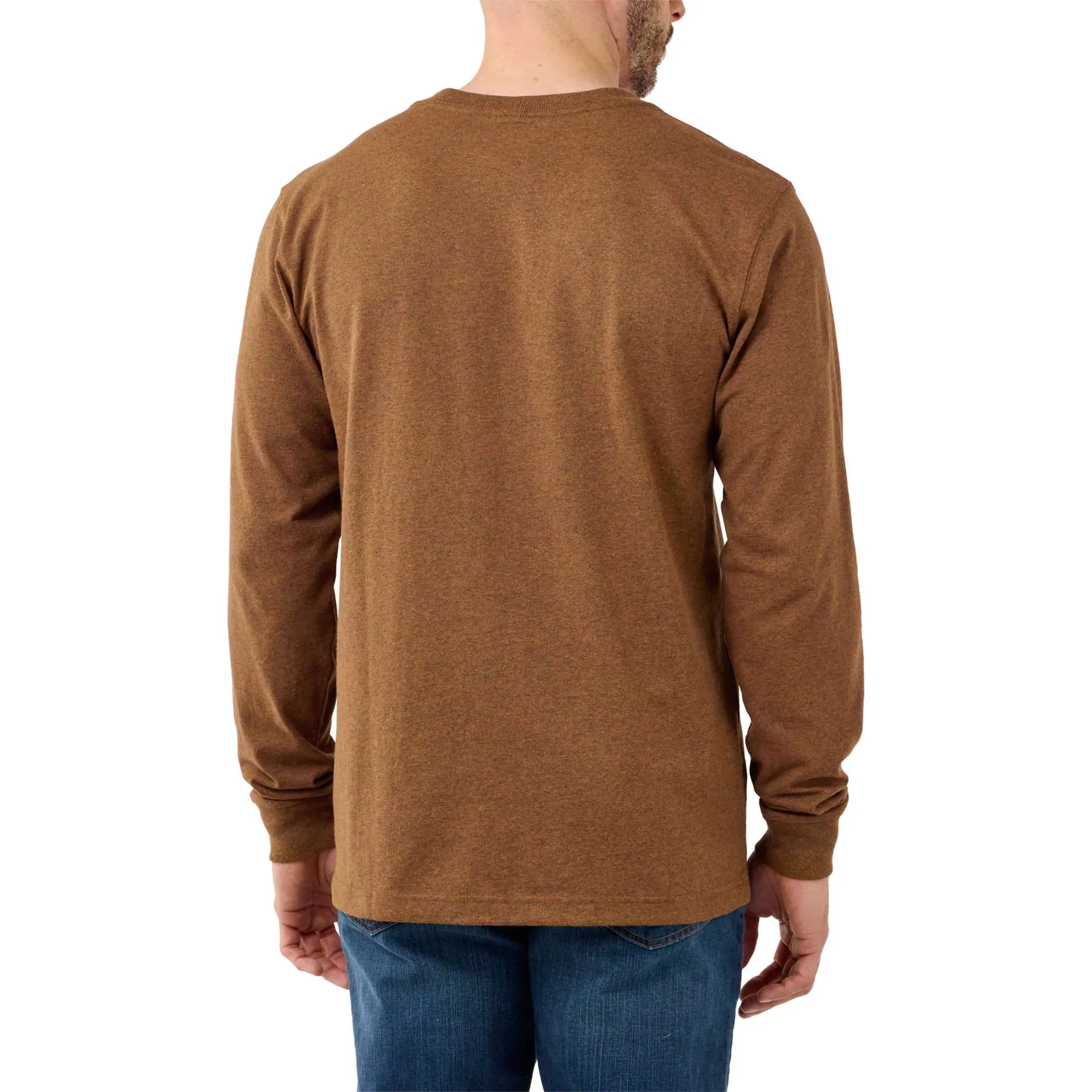 Carhartt Heavyweight Long Sleeve Camo Logo T-Shirt