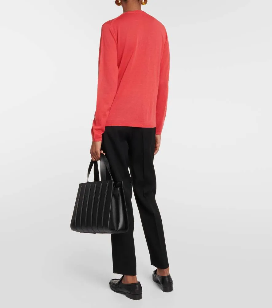 Cashmere sweater Azteco MAX MARA, red