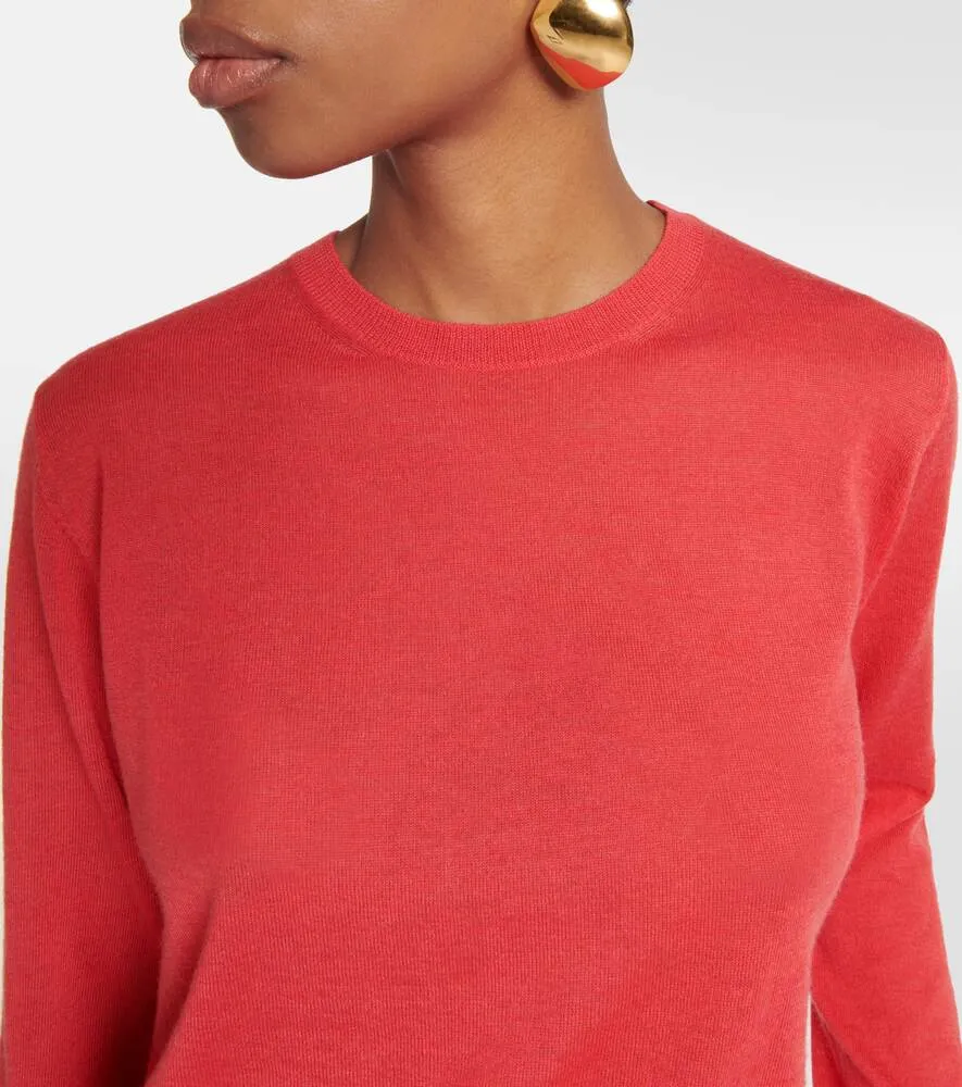 Cashmere sweater Azteco MAX MARA, red