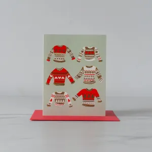 Christmas Sweaters Holiday Card