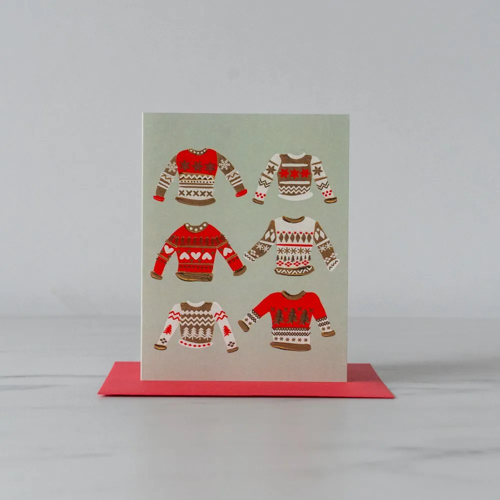 Christmas Sweaters Holiday Card