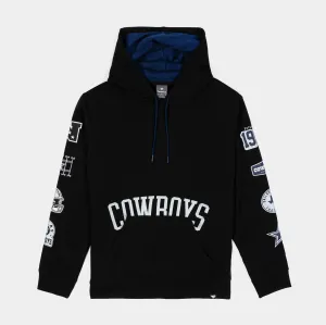 Dallas Cowboys Fleece Pullover Mens Hoodie (Black/Navy)