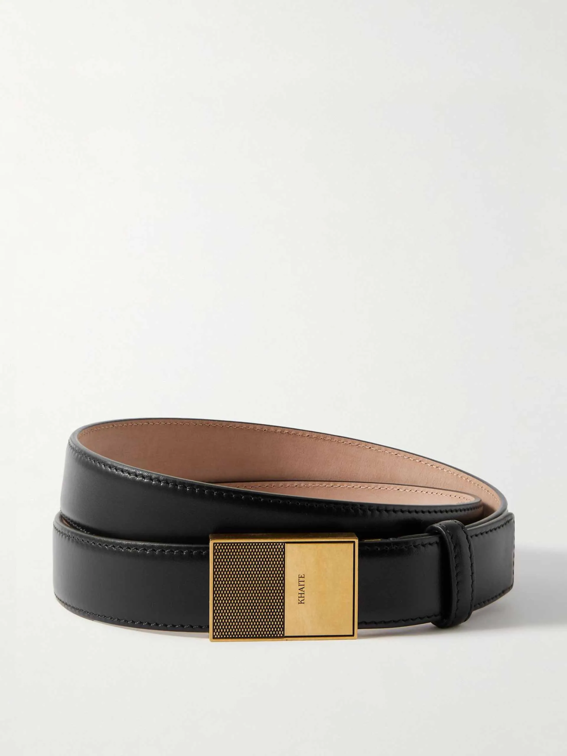 Elio leather belt