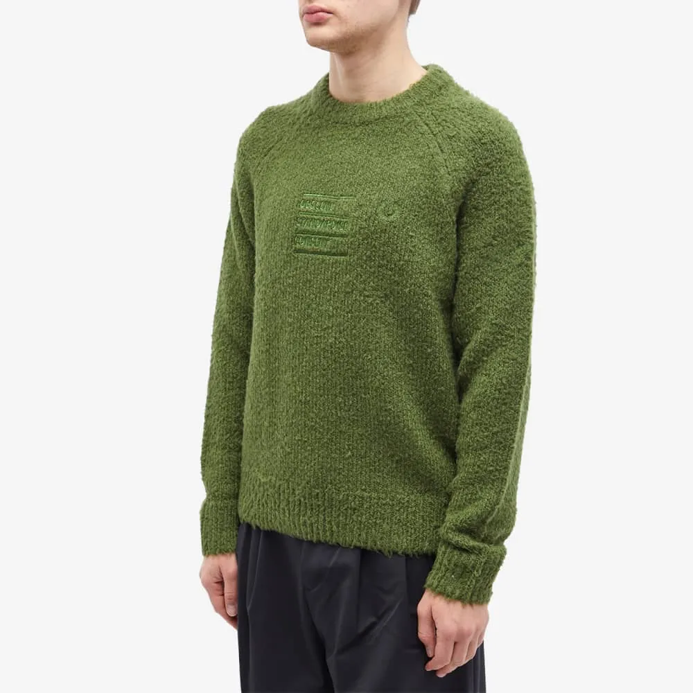 Fred Perry x Raf Simons Fluffy Crew Knit Sweater