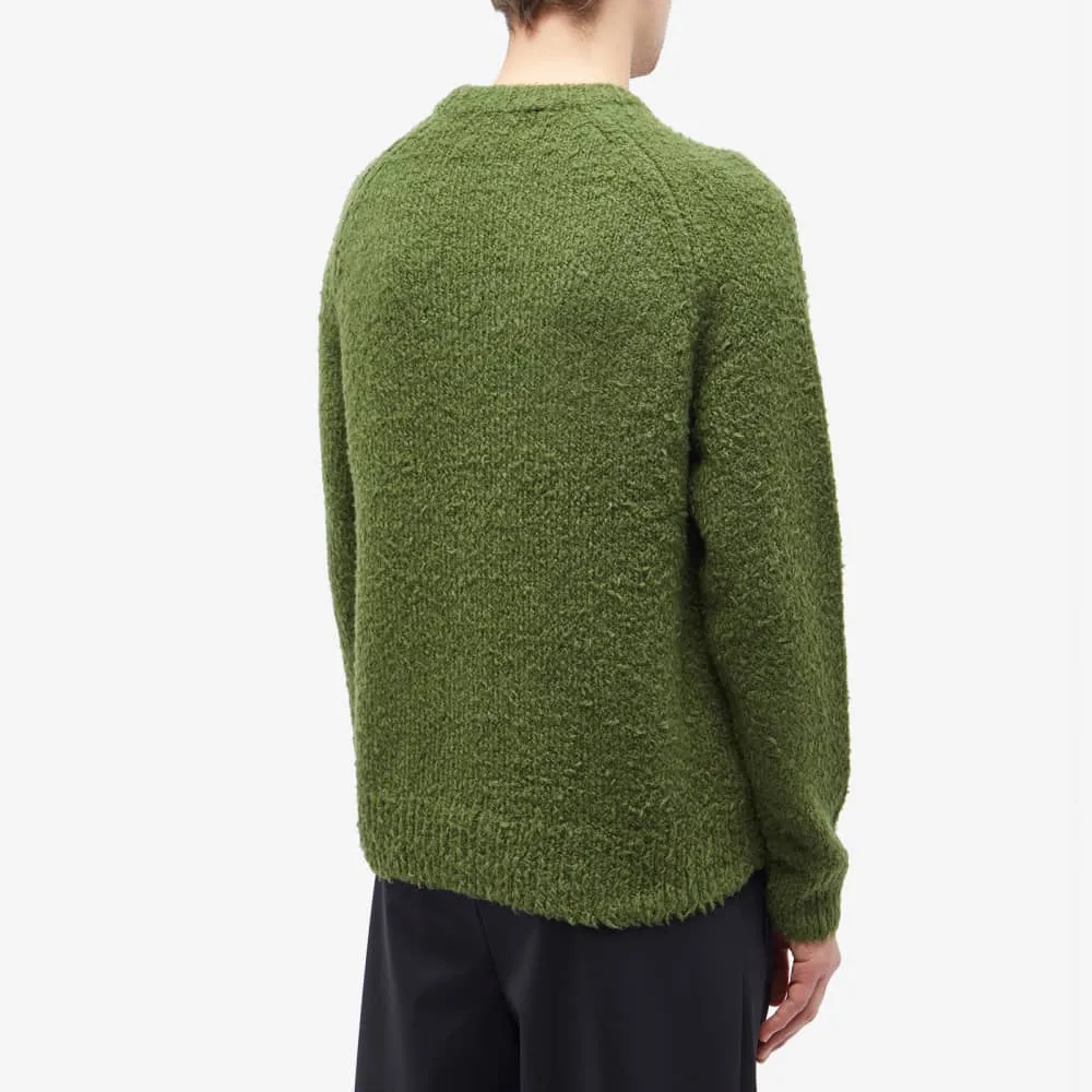 Fred Perry x Raf Simons Fluffy Crew Knit Sweater