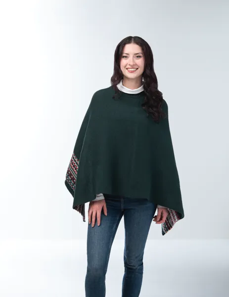 Ganz Holiday Knit Poncho