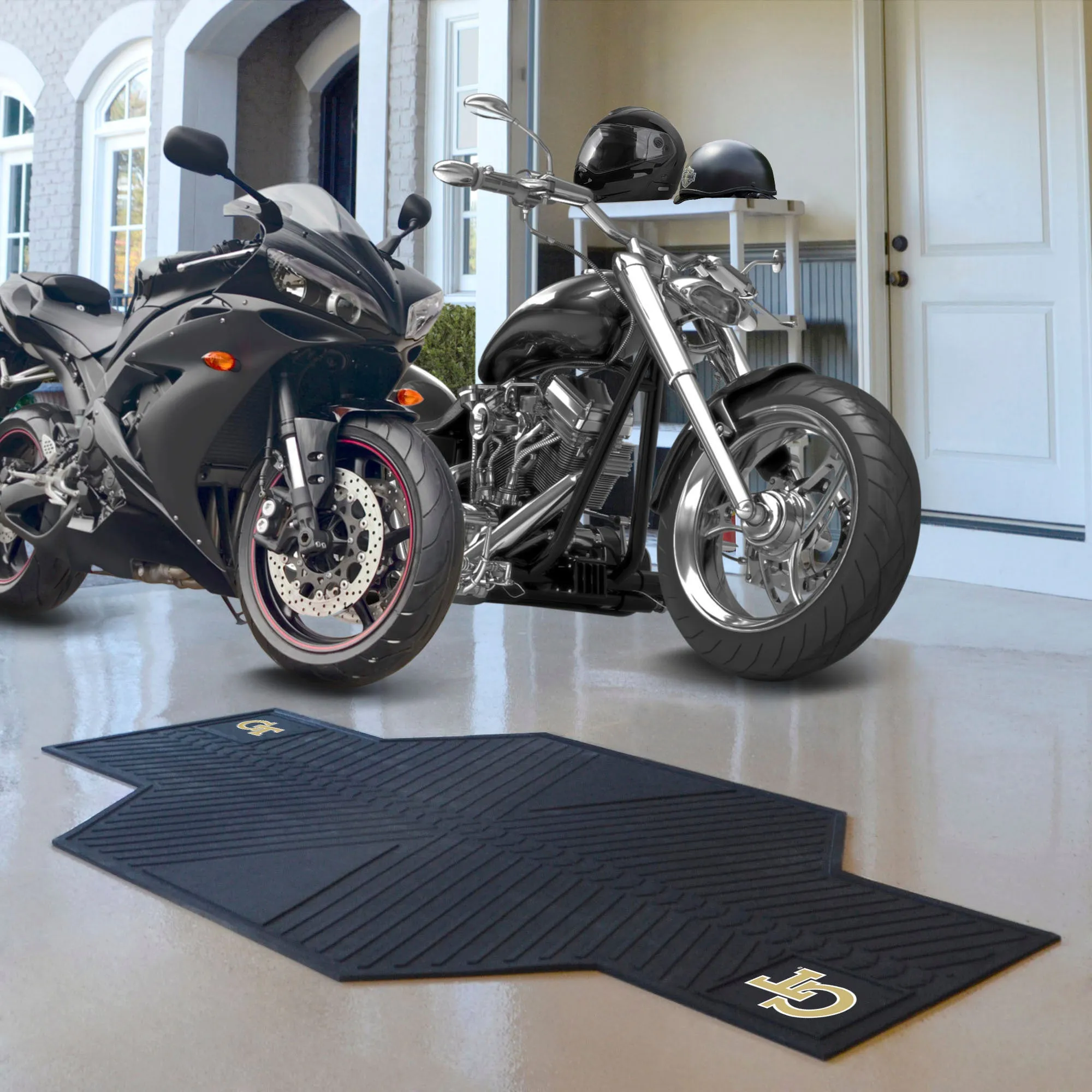 Georgia Tech Yellow Jackets Motorcycle Mat