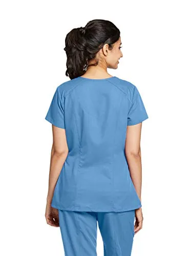 Grey's Anatomy 41452 3-Pocket V-Neck Top for Women Modern Fit Medical Scrub Top