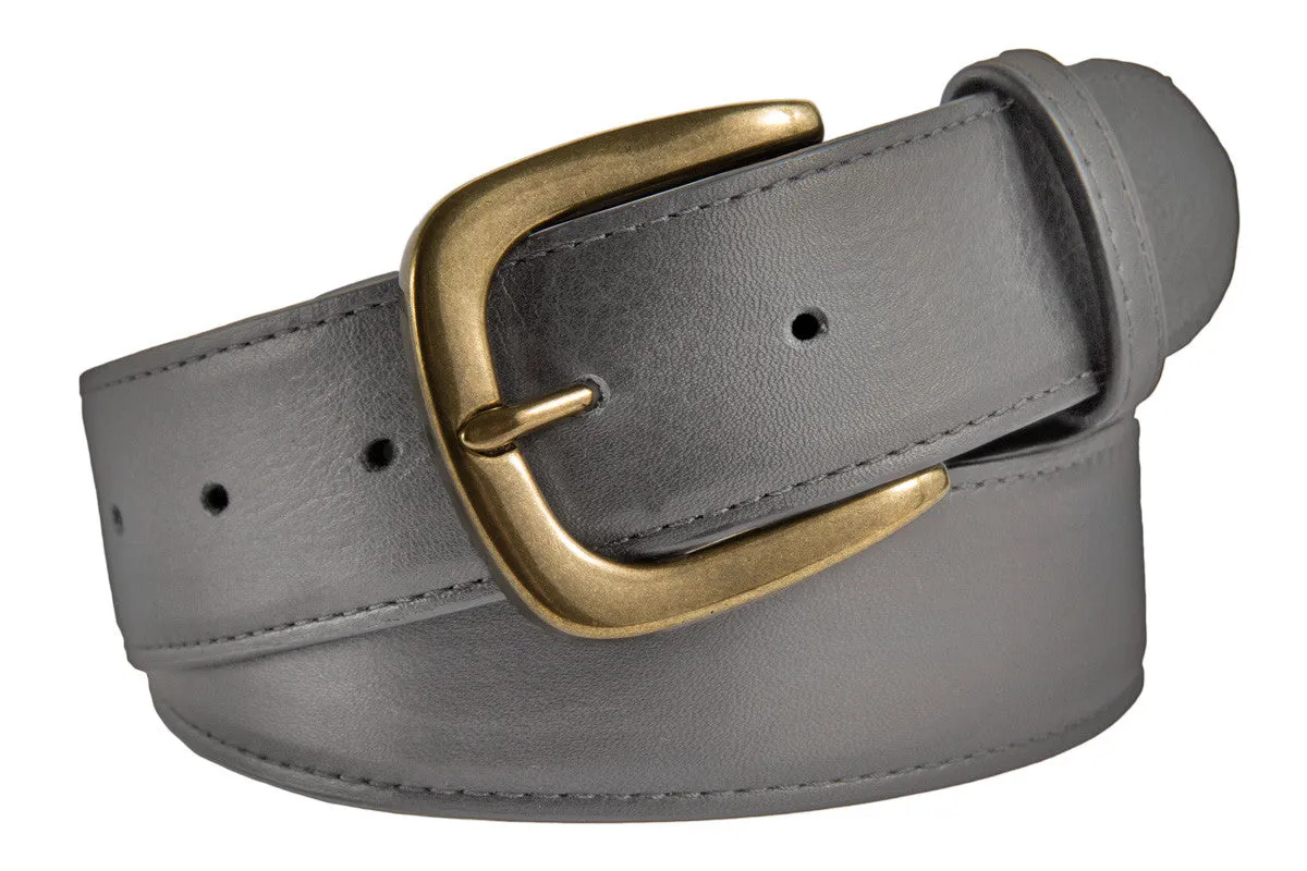 Hudson Belt, (1.5") Antiqued Brass Buckle