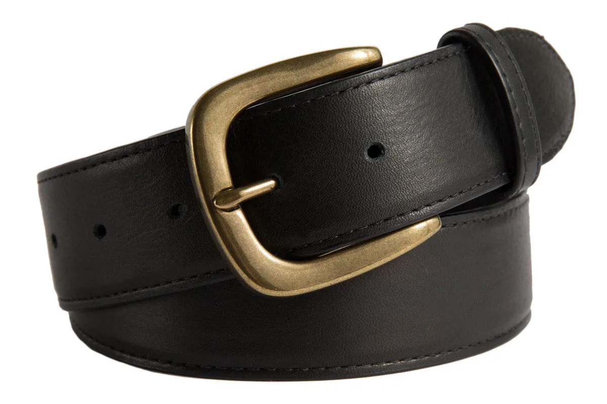 Hudson Belt, (1.5") Antiqued Brass Buckle