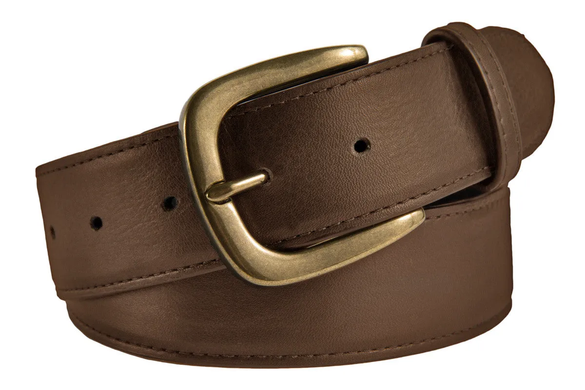 Hudson Belt, (1.5") Antiqued Brass Buckle