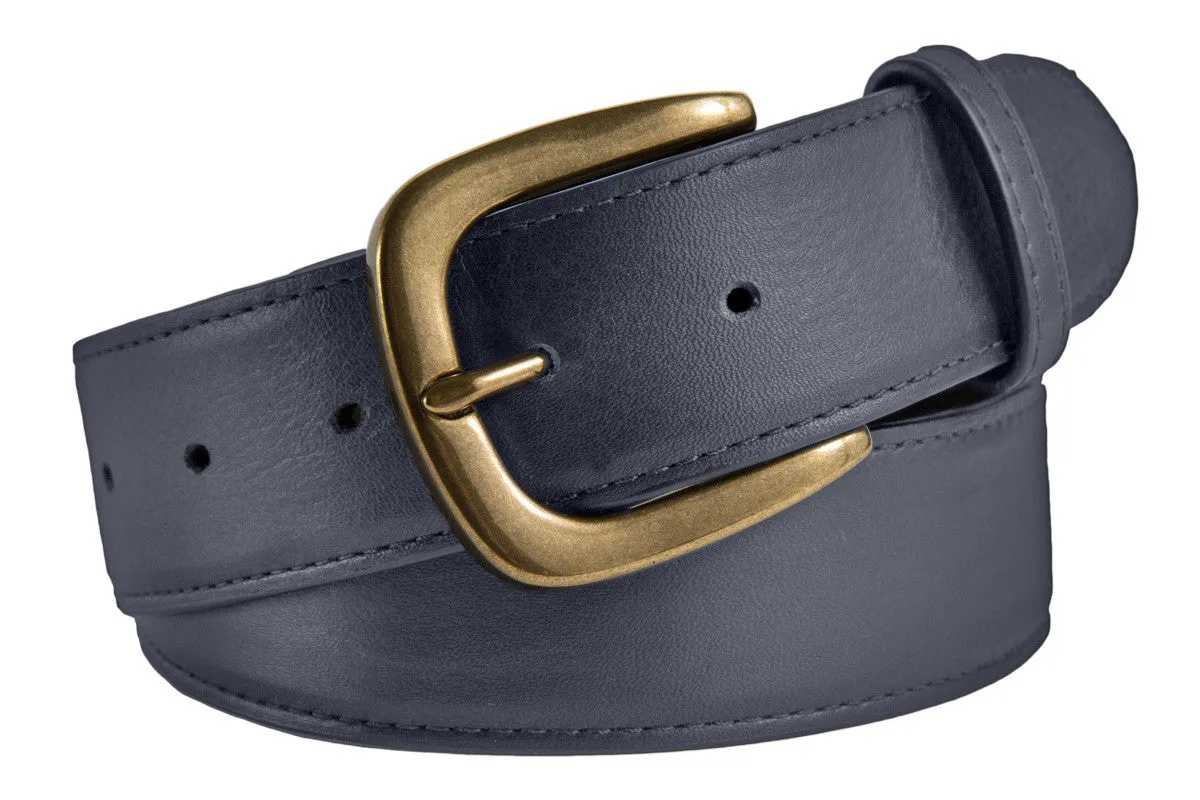 Hudson Belt, (1.5") Antiqued Brass Buckle