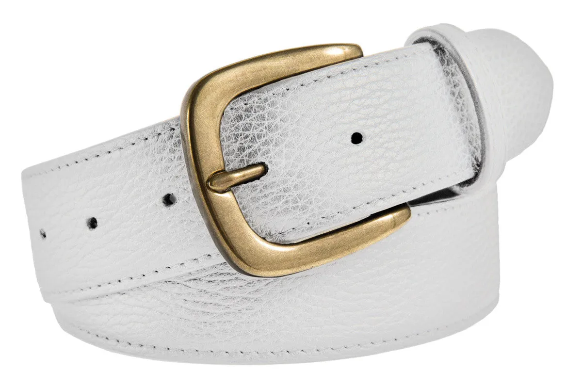 Hudson Belt, (1.5") Antiqued Brass Buckle