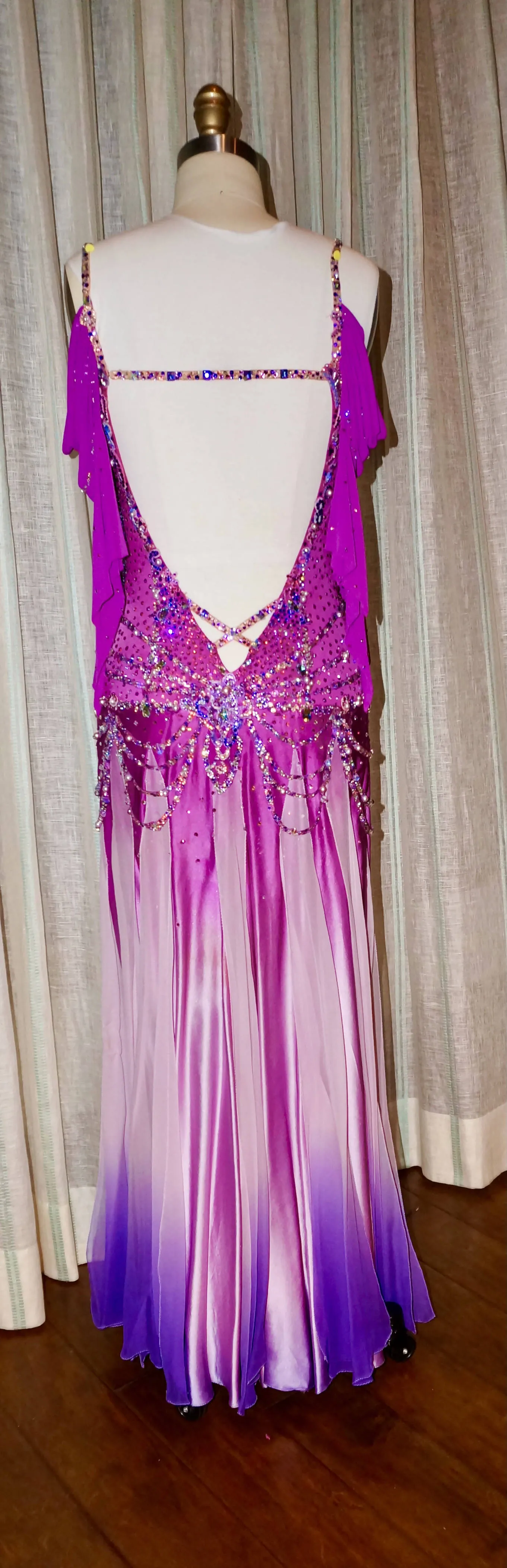 Lavender Degrade Smooth Dress