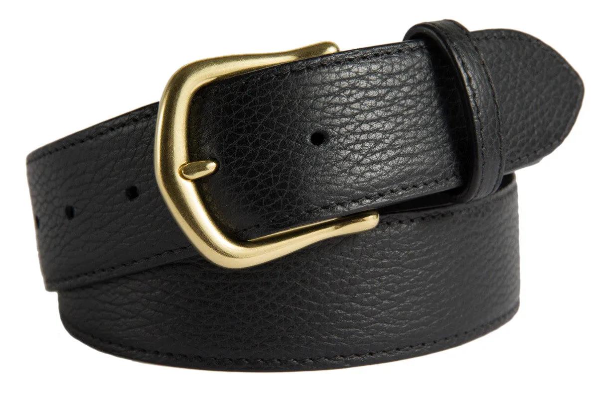 Madison Belt, (1.5") Gold Buckle