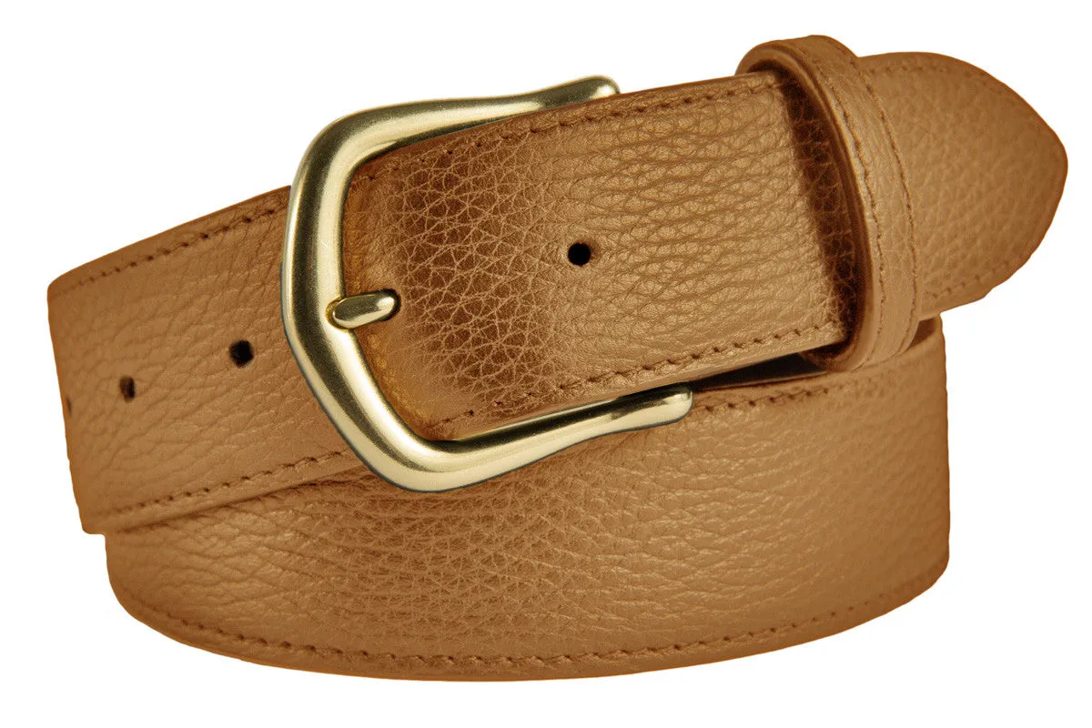 Madison Belt, (1.5") Gold Buckle