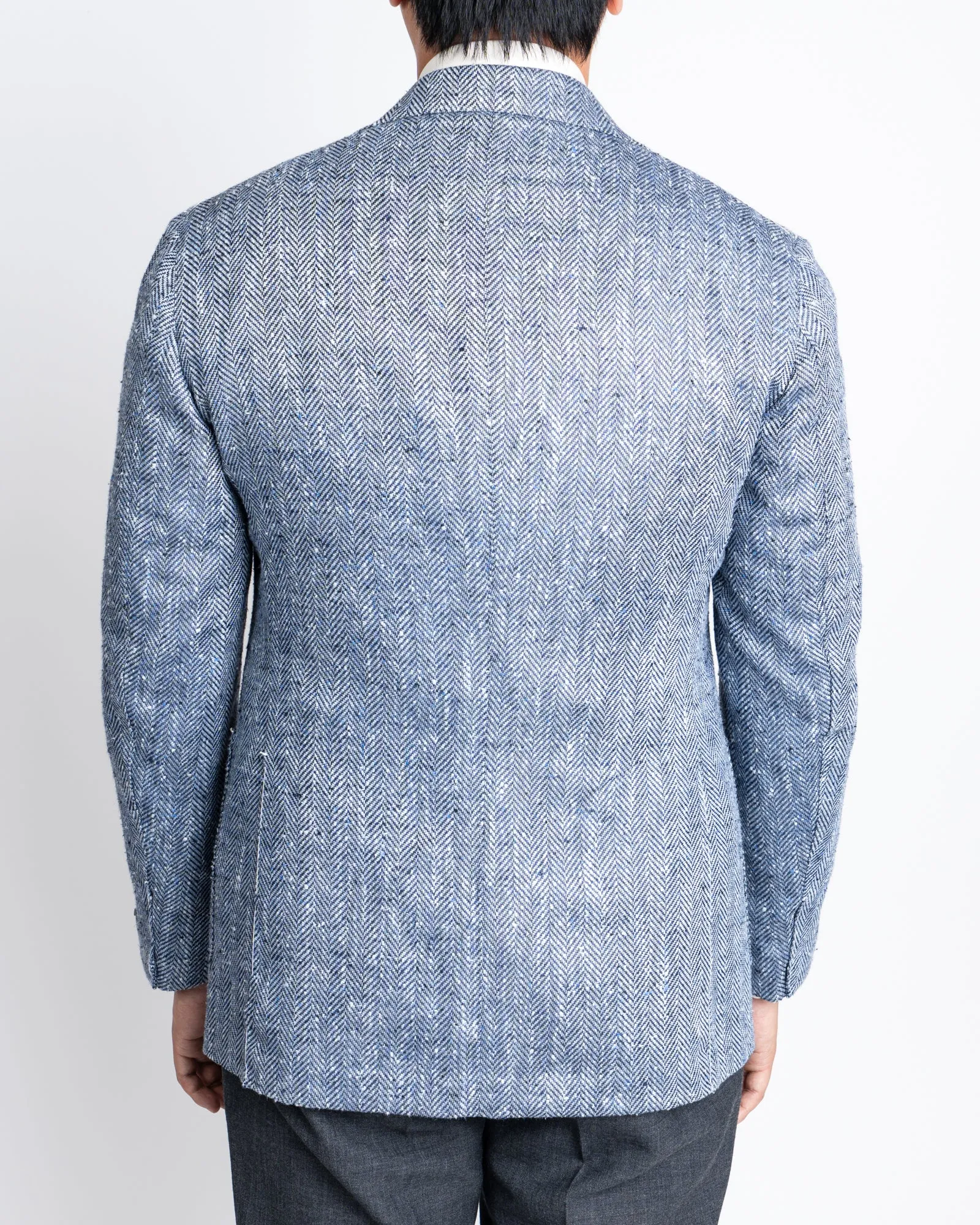 Mauro Blasi W/S/L Blue Herringbone Sportcoat