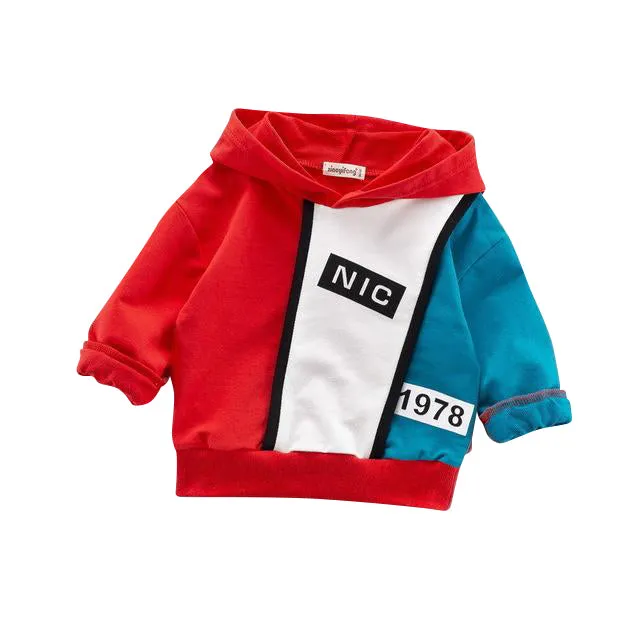 MOF Kids autumn infant toddler hoodie sweaters printed