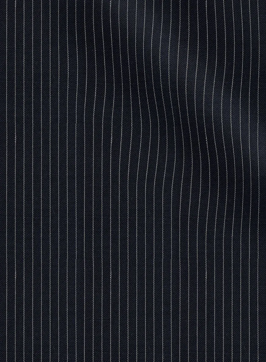 Napolean Slim Stripe Blue Wool Jacket