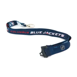 NHL Columbus Blue Jackets Sublimated Lanyard