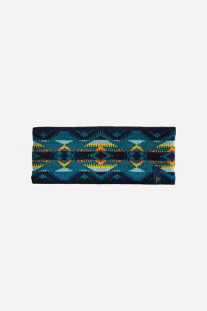 Pendleton Nehalem Fleece-Lined Merino Headband in Aqua