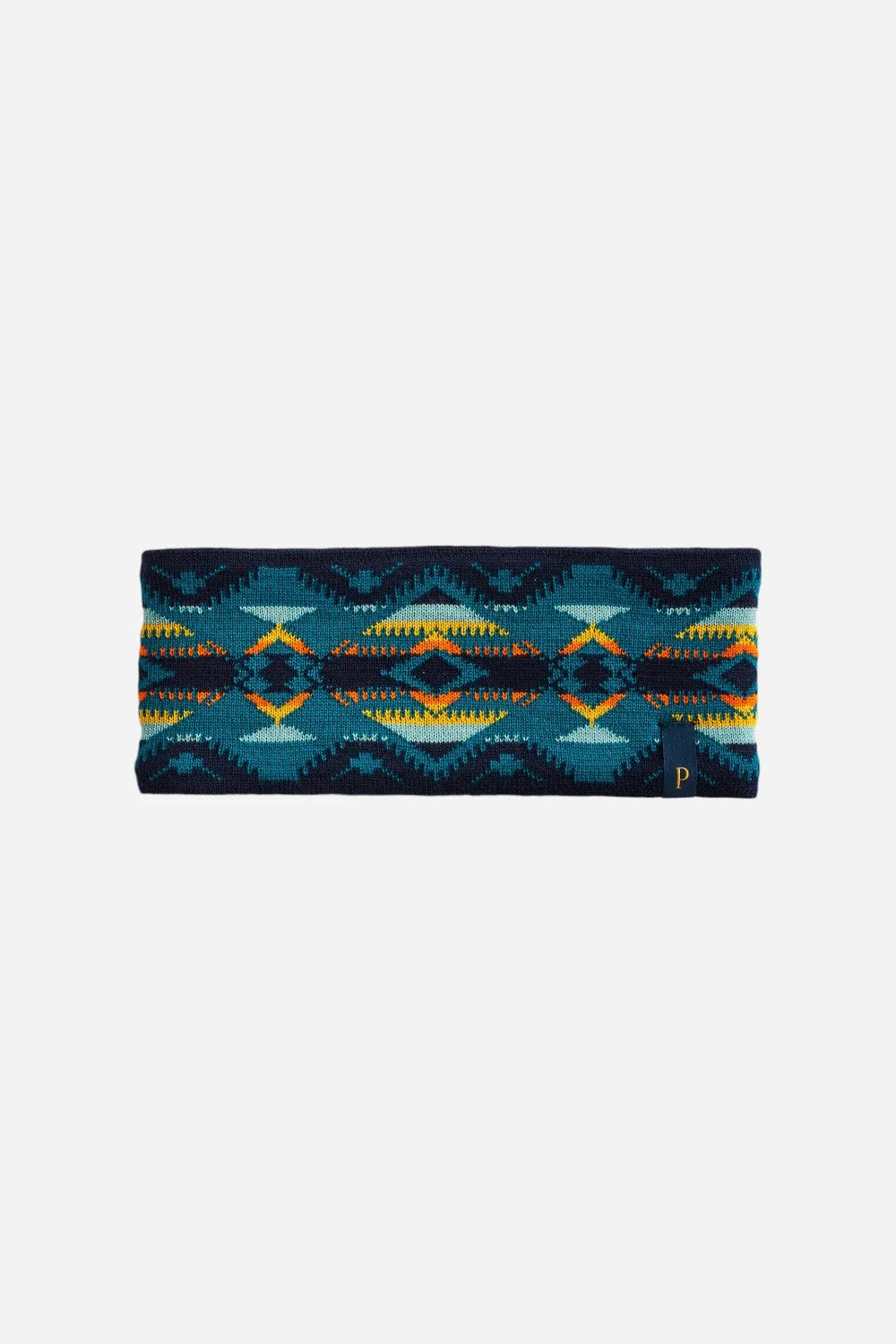 Pendleton Nehalem Fleece-Lined Merino Headband in Aqua