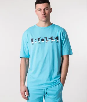 Relaxed Fit  Colour-Block Logo T-Shirt