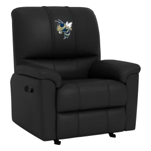 Rocker Recliner with Georgia Tech Yellow Jackets Alternate Buzz Logo