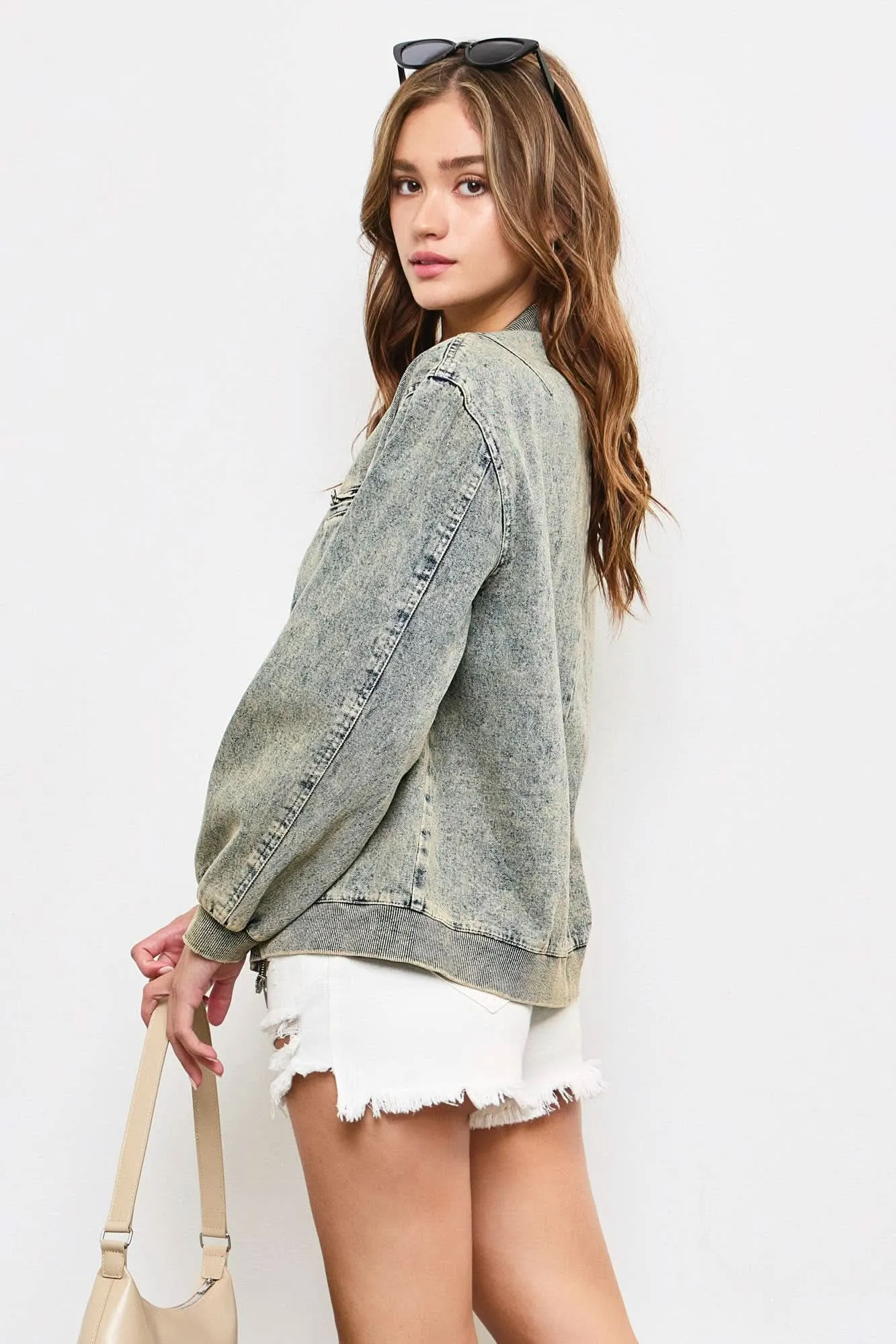 Sand Wash Denim Jacket