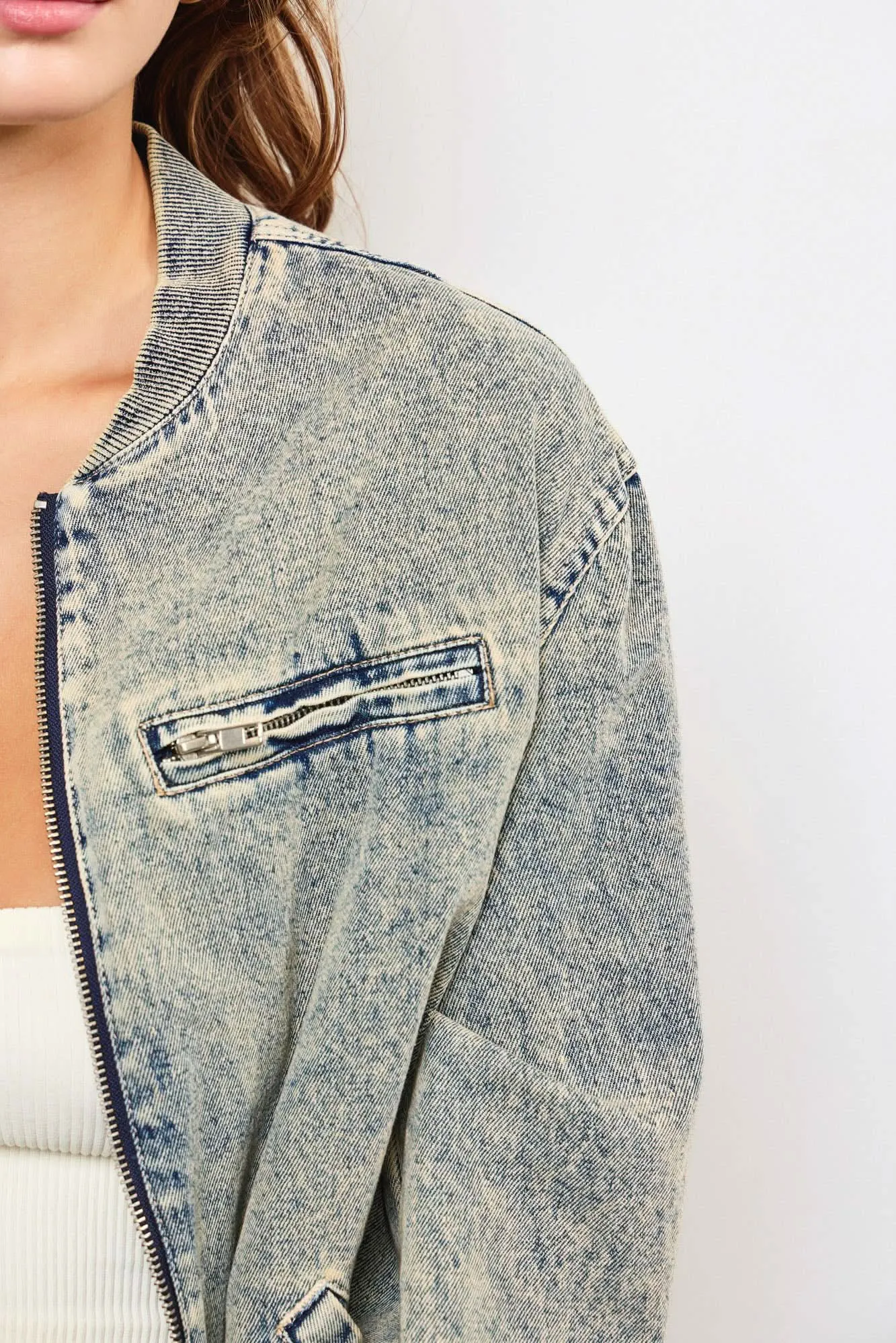 Sand Wash Denim Jacket