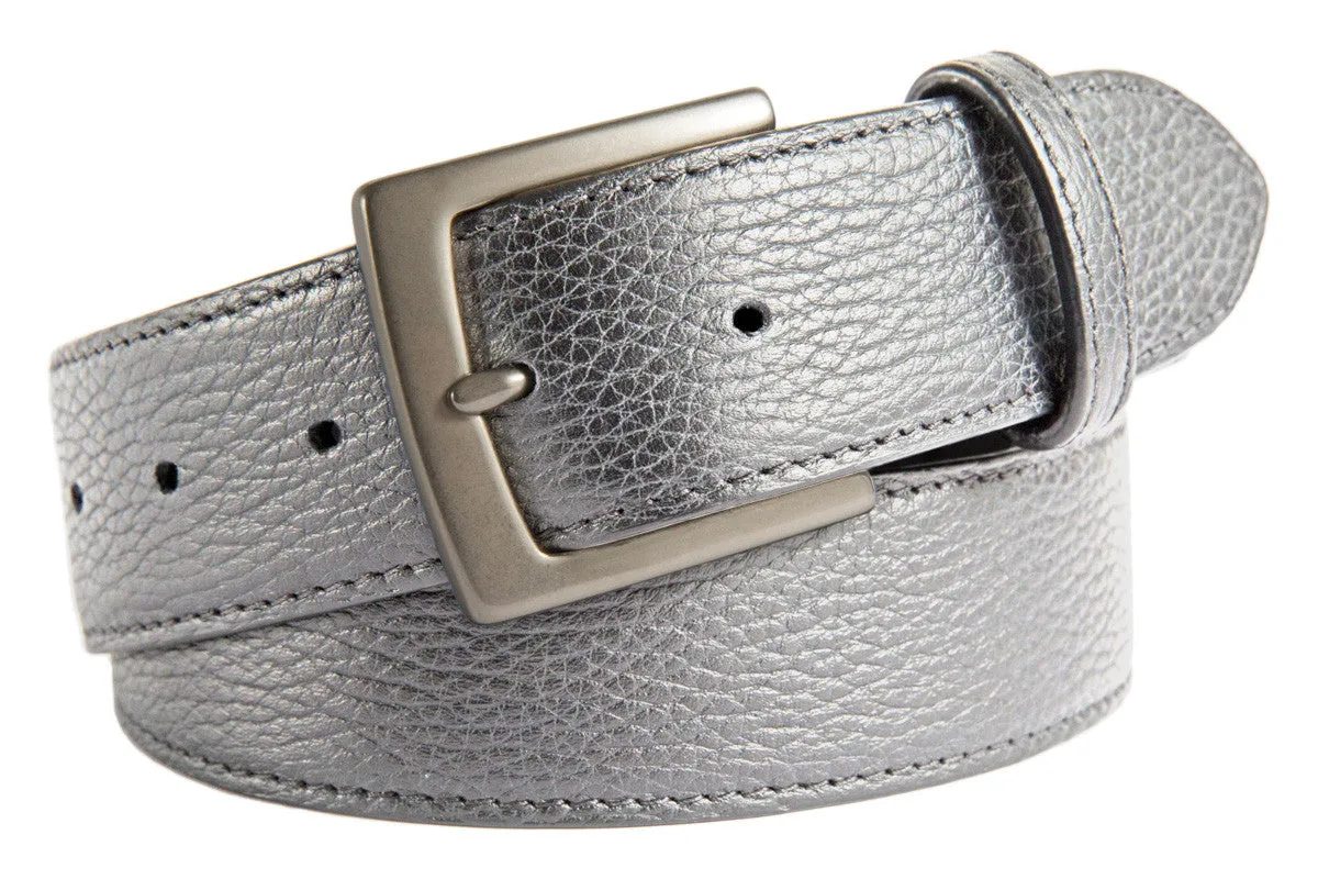 Signature Belt, (1.5") Brushed Silver Buckle