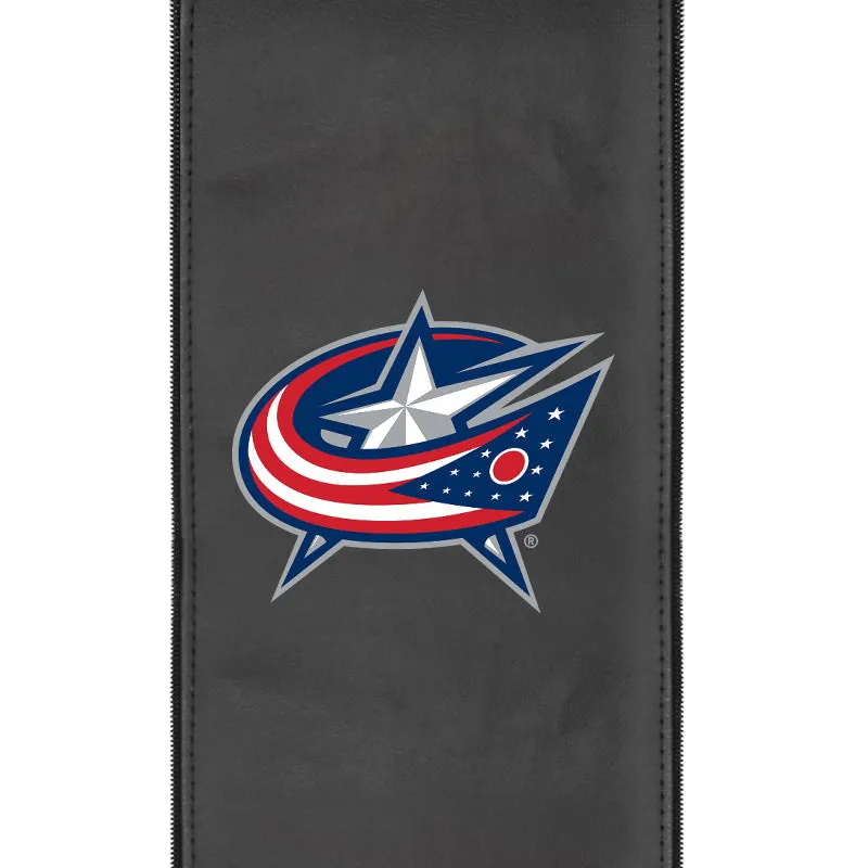 Silver Sofa with Columbus Blue Jackets Logo