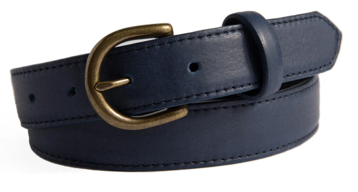 Soho Belt, (1") Antiqued Brass Buckle