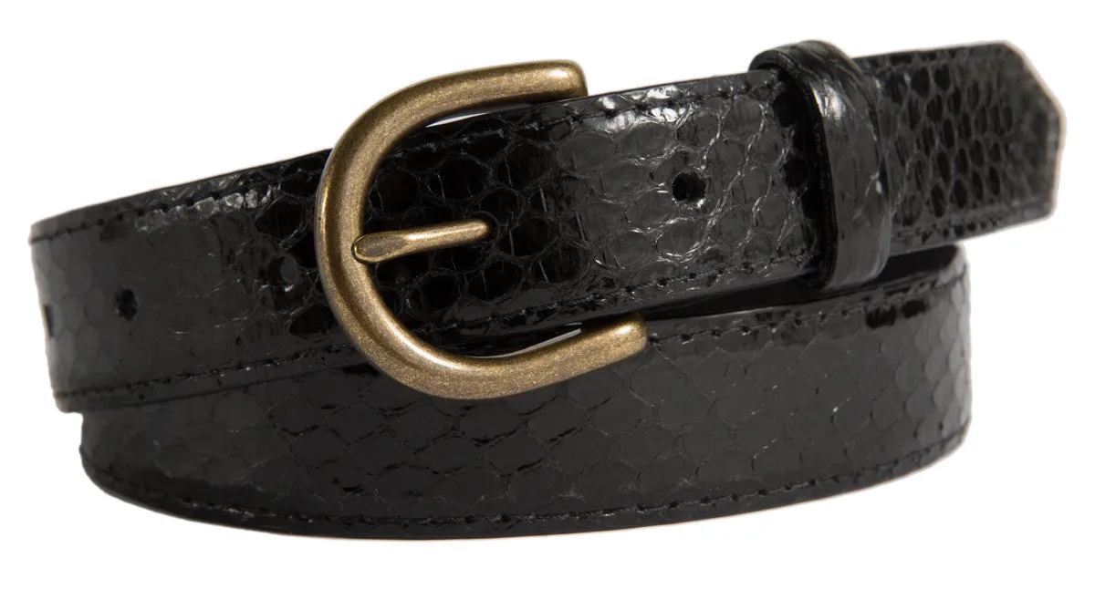 Soho Belt, (1") Antiqued Brass Buckle