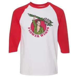 StrangeLove Flower Wimps Raglan Tee Red