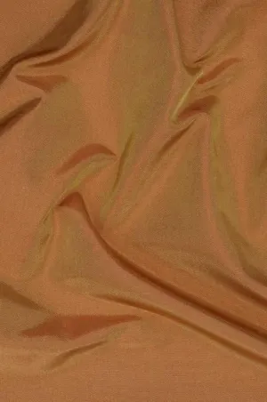 Tan Gold Taffeta Silk Fabric