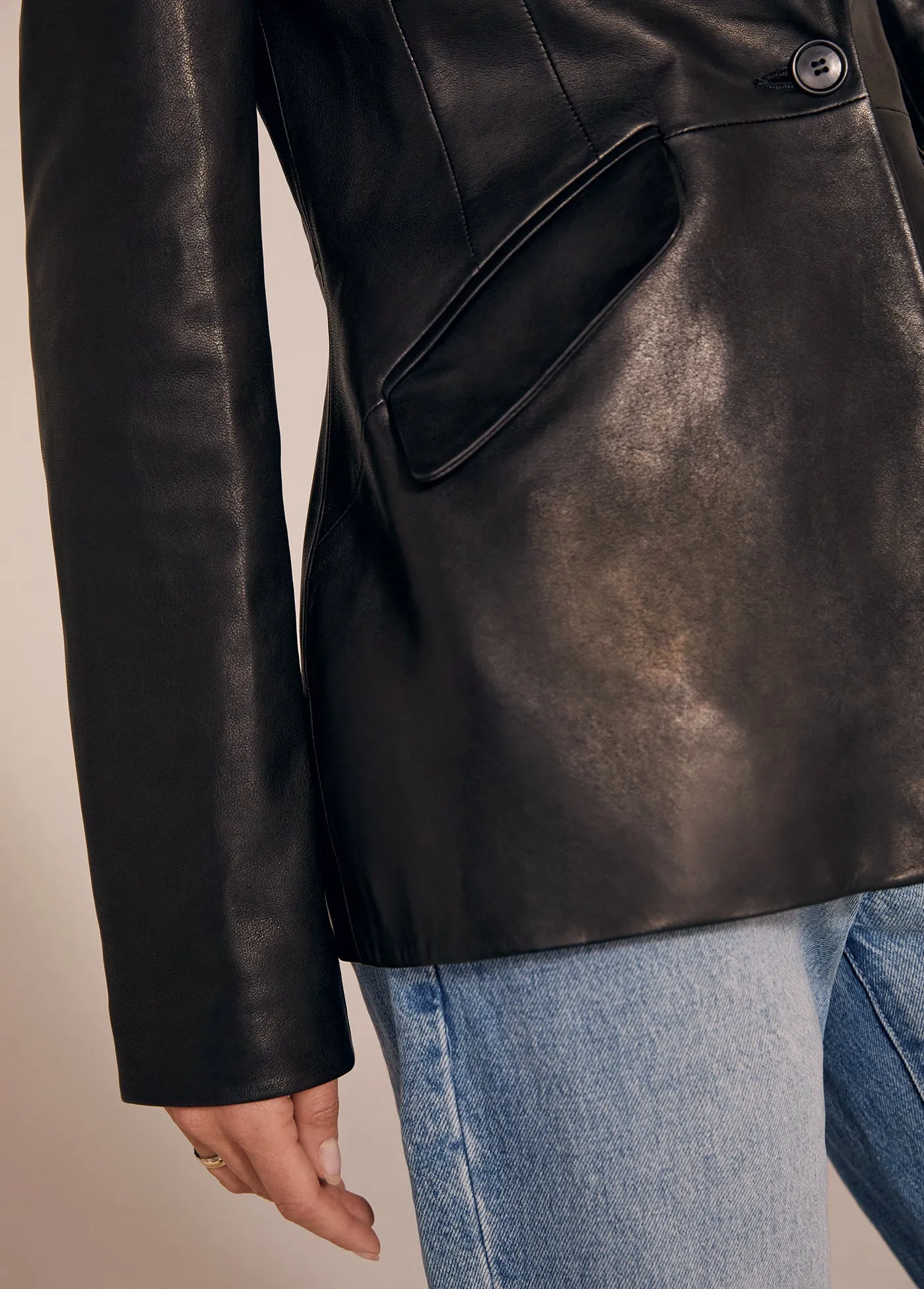 THE LEATHER FAVORITE BLAZER