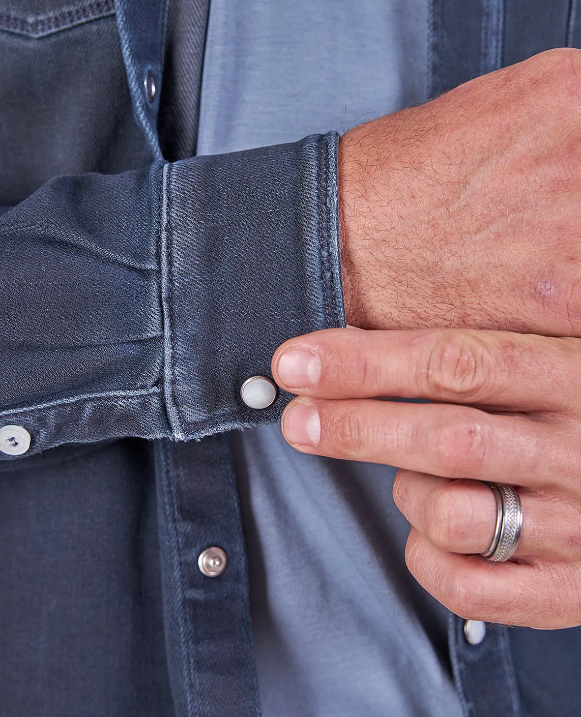 The Roper - Denim Workshirt - Dark Blue