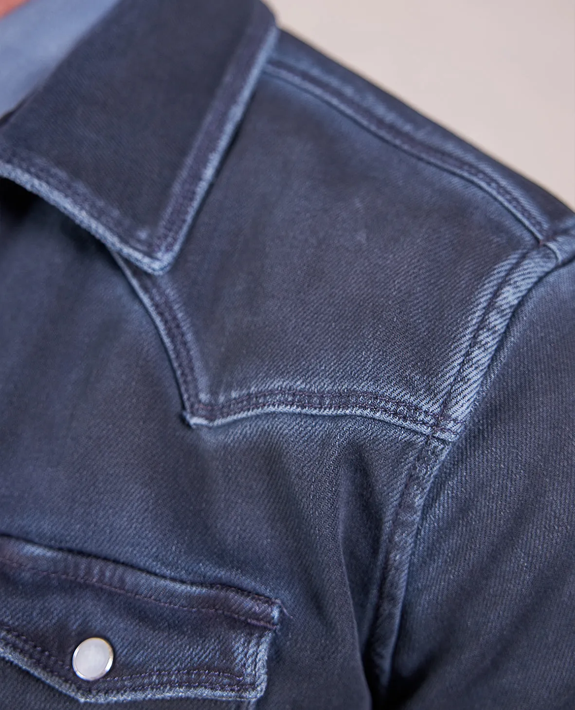 The Roper - Denim Workshirt - Dark Blue