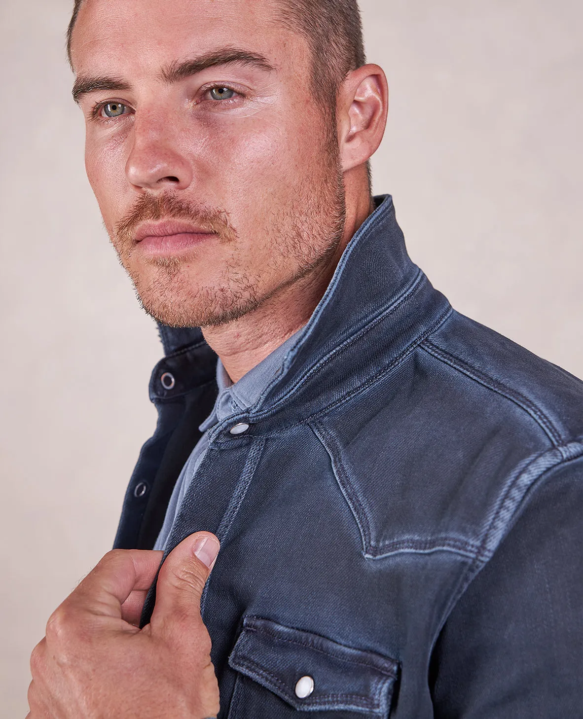 The Roper - Denim Workshirt - Dark Blue