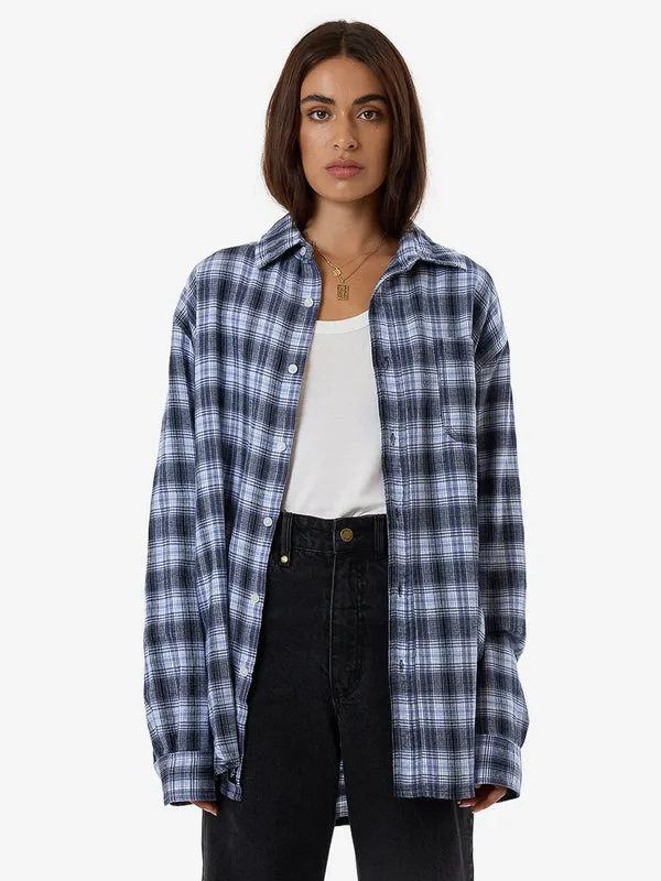 THRILLS Friendly Service Flannel Shirt - ICEBERG