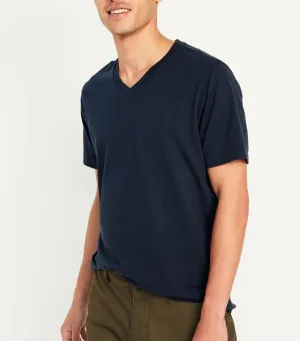 V-Neck T-Shirt For Men In The Navy