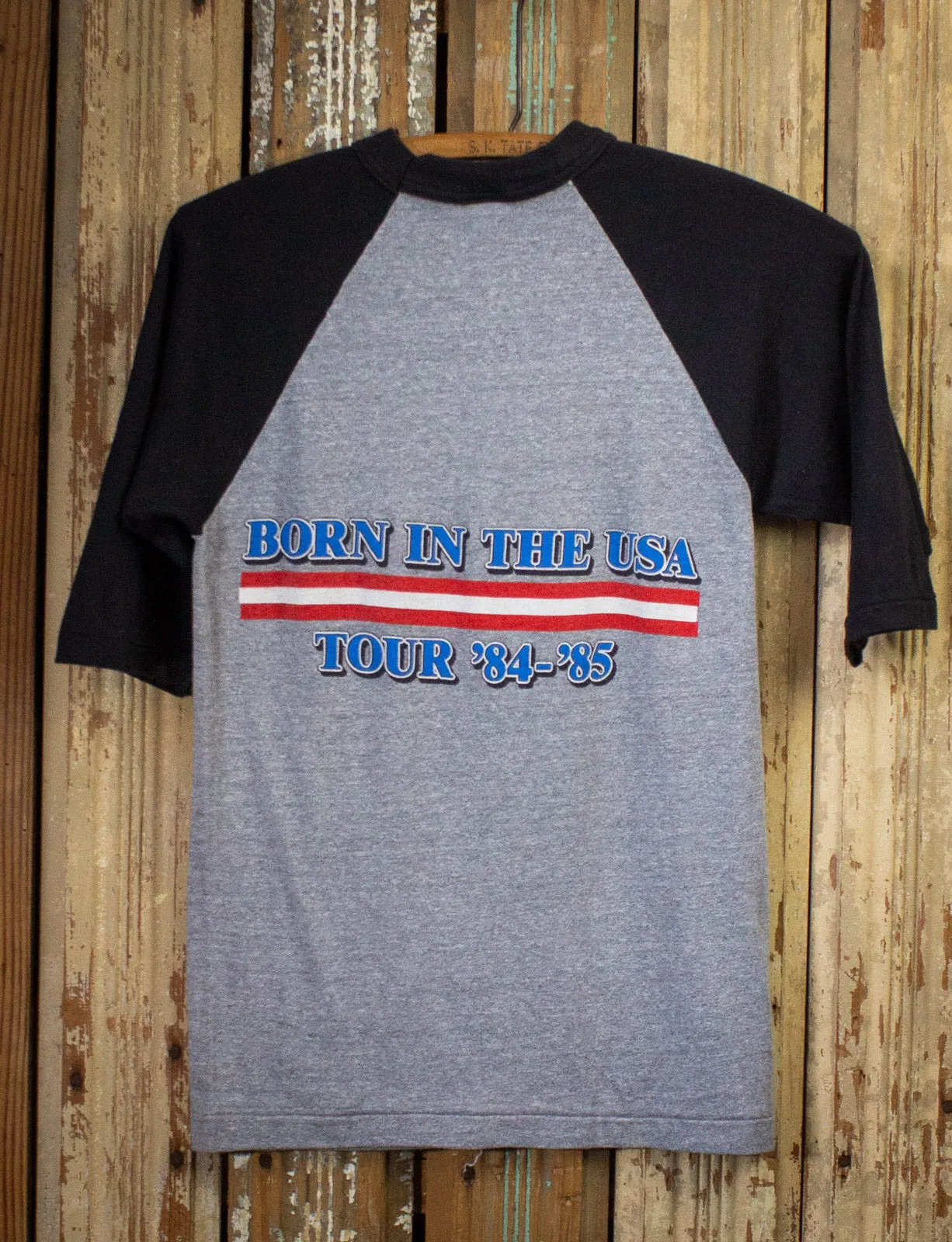 Vintage Bruce Springsteen Born In The USA Raglan Concert T Shirt 1984/85 XS